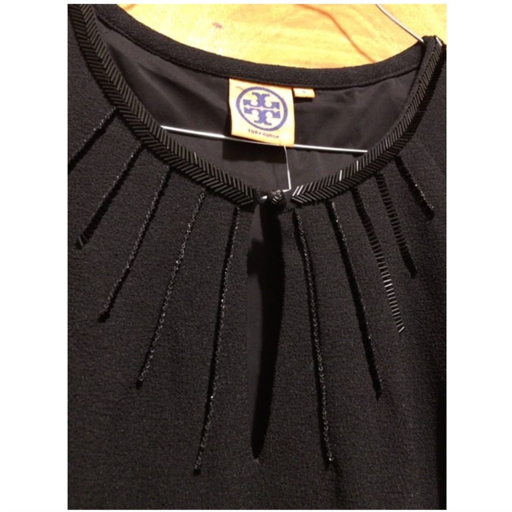 Tory Burch Sheath Beaded Collar with Pockets - Picture 12 of 16